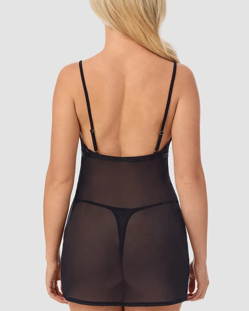 G8457 CHEMISE/THONG SET LUXE - 19589