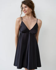 S03199/P EFFETTO Satin gown - 19227