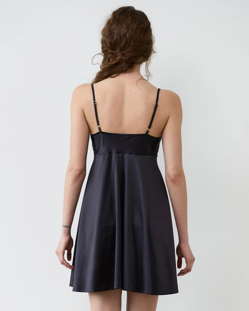 S03199/P EFFETTO Satin gown - 19227