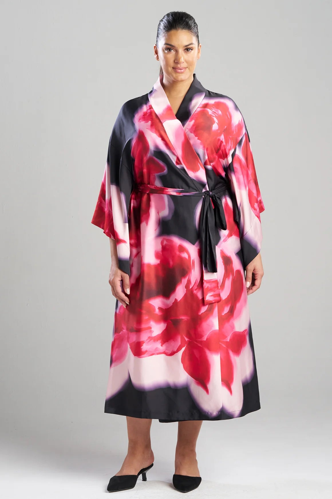 Y740910 Natori Wrap Satin Robe - 19509