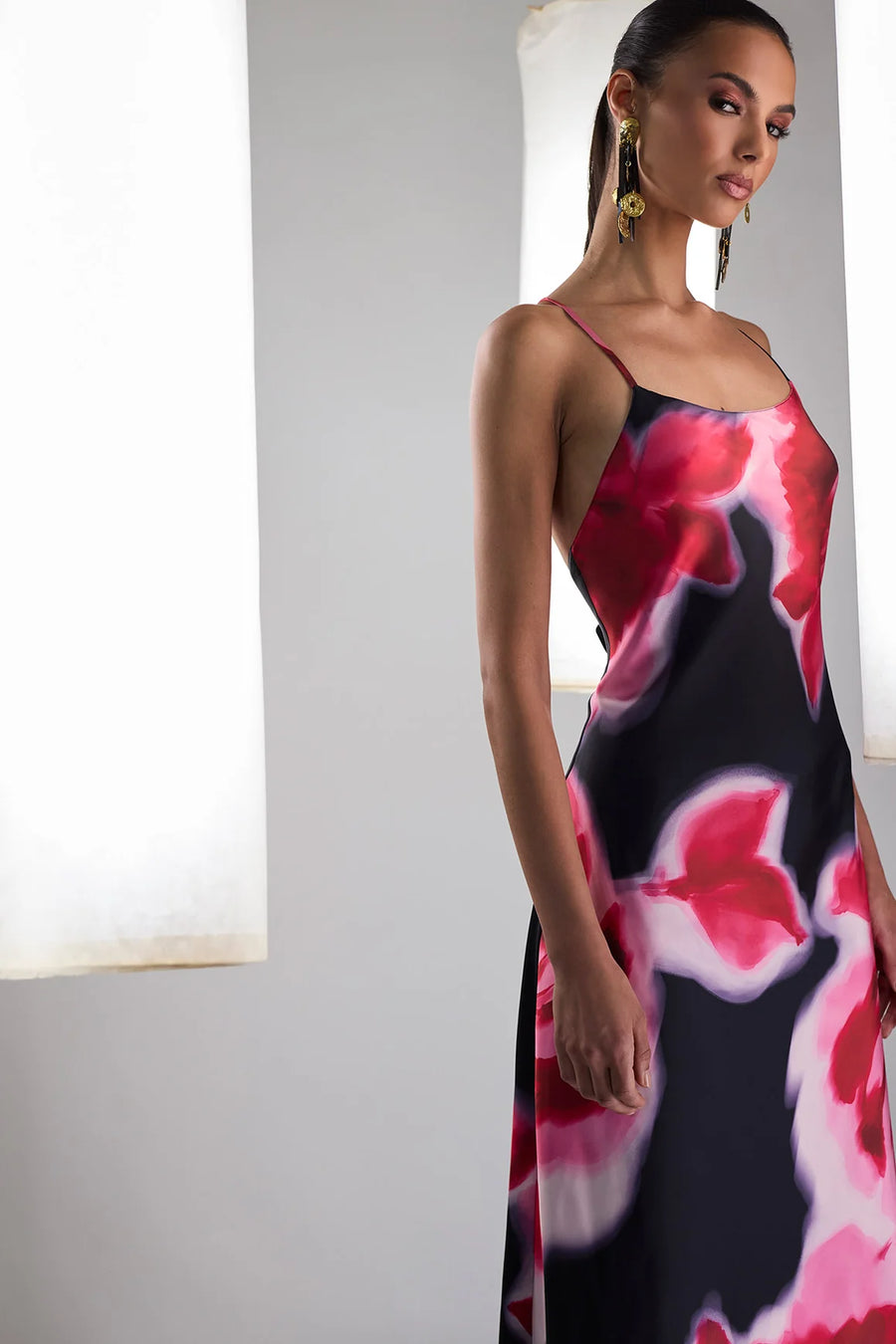 Y73091 Natori Satin GOWN - 19510