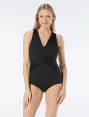 G8W456 GABAR TWIST VNECK 1PC - 19493